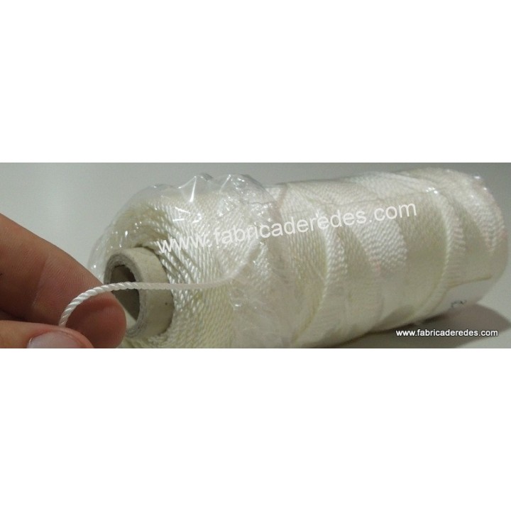 Fil nylon 210/48 tordu blanc bras réseaux