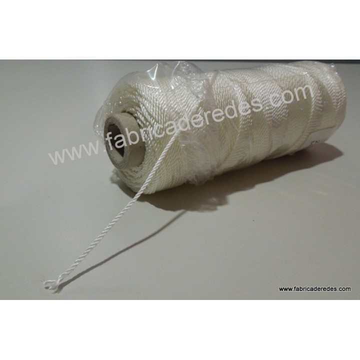 Filo nylon 210/48 hanno subito una torsione bianco braccio reti