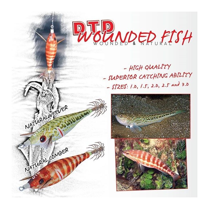 Dtd WOUNDED FISH 2.5 wounded & realistic