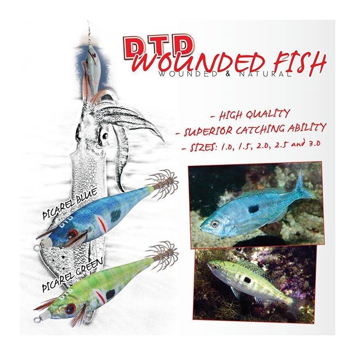 Dtd WOUNDED FISH 2.5 herido y realista