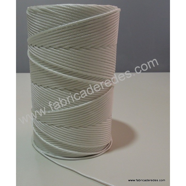 Tresse de nylon blanc  8843