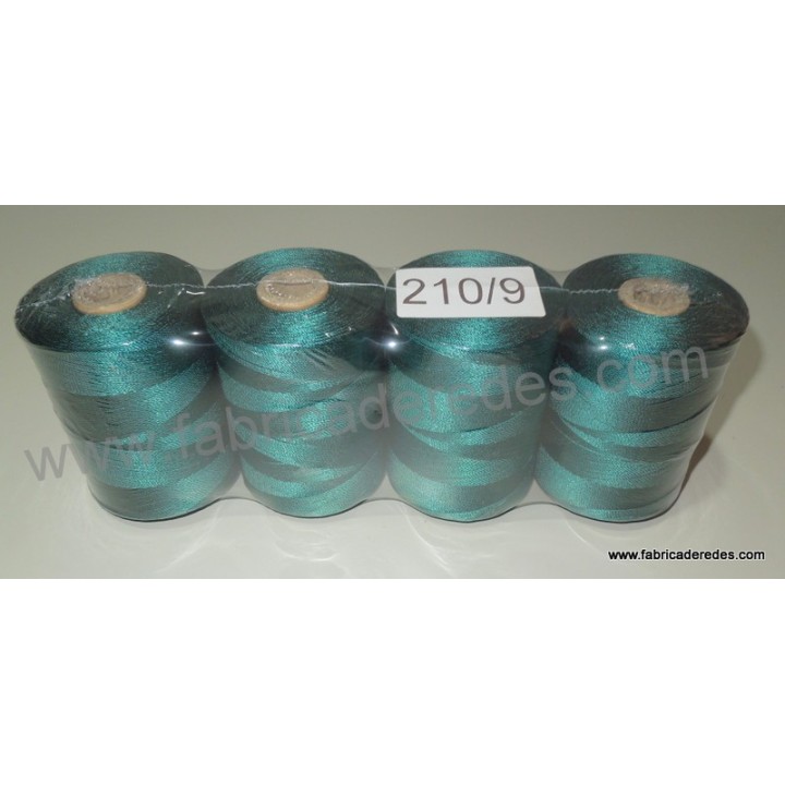 Thread nylon Green twisted 210/9 build and mend networks