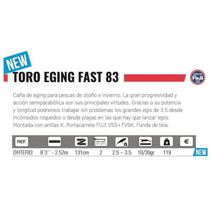 CANE Hart TORO EGING FAST 2,52mts