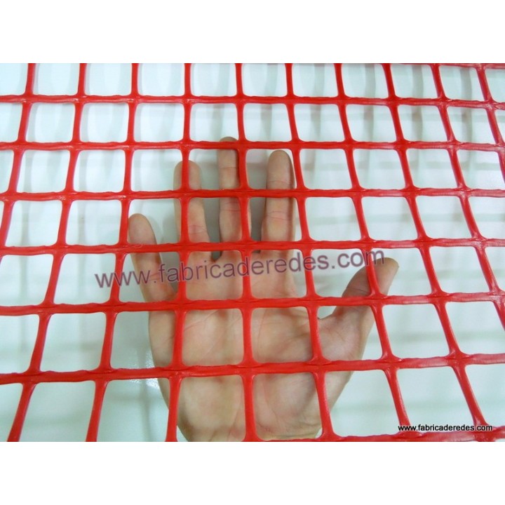 Quadratische Masche ROT 2.5CM X 2.5CM 650 Gramm