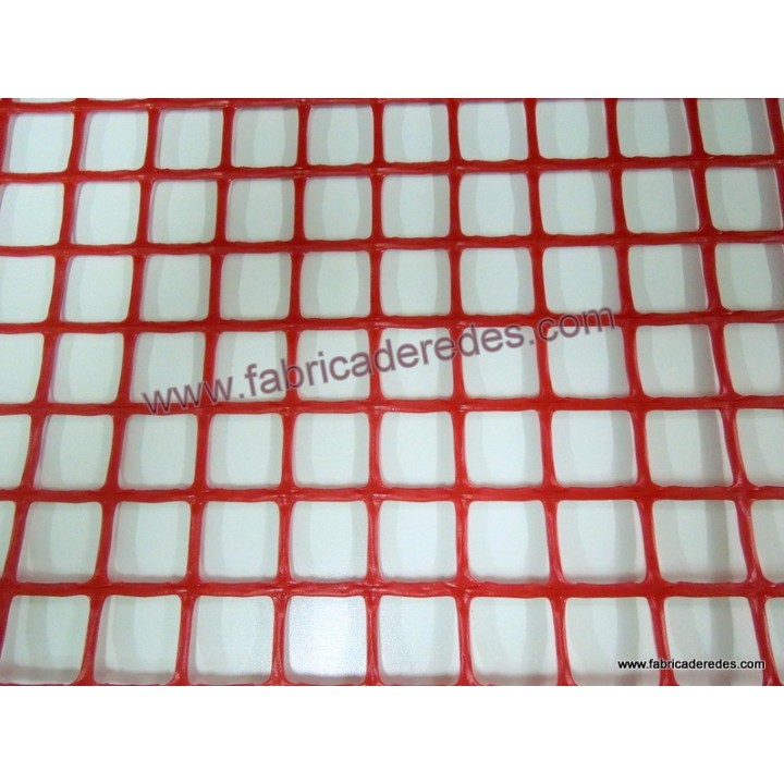 Quadratische Masche ROT 2.5CM X 2.5CM 650 Gramm
