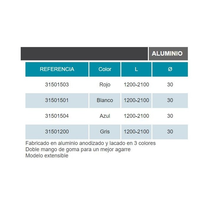Telescopic hook 2.10 meters