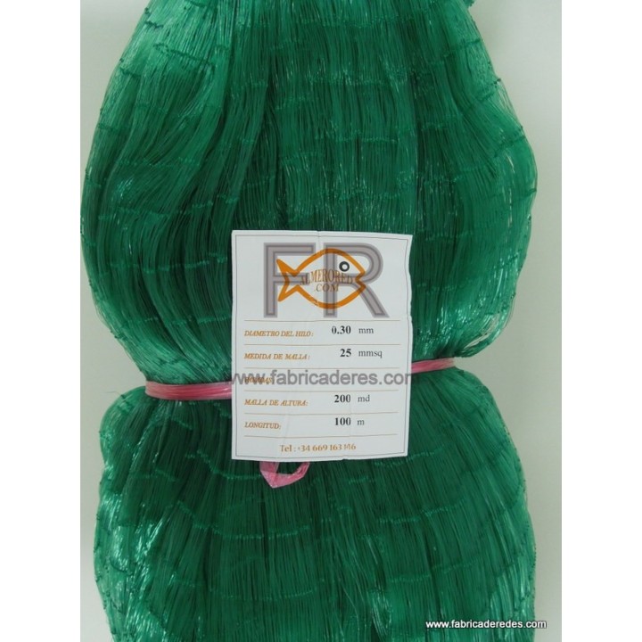 Net 0.30mm x 25mmsq x 200md x 100 meters