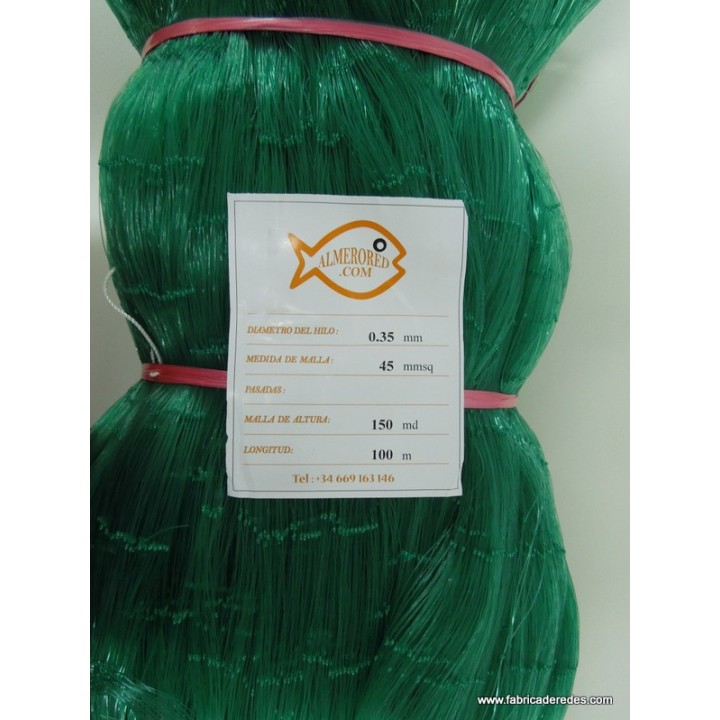Net 0.35mm x 45mmsq x 150md x 100 meters