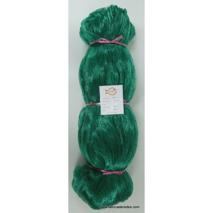 Red 0.35mm x 45mmsq x 200md x 100 metros