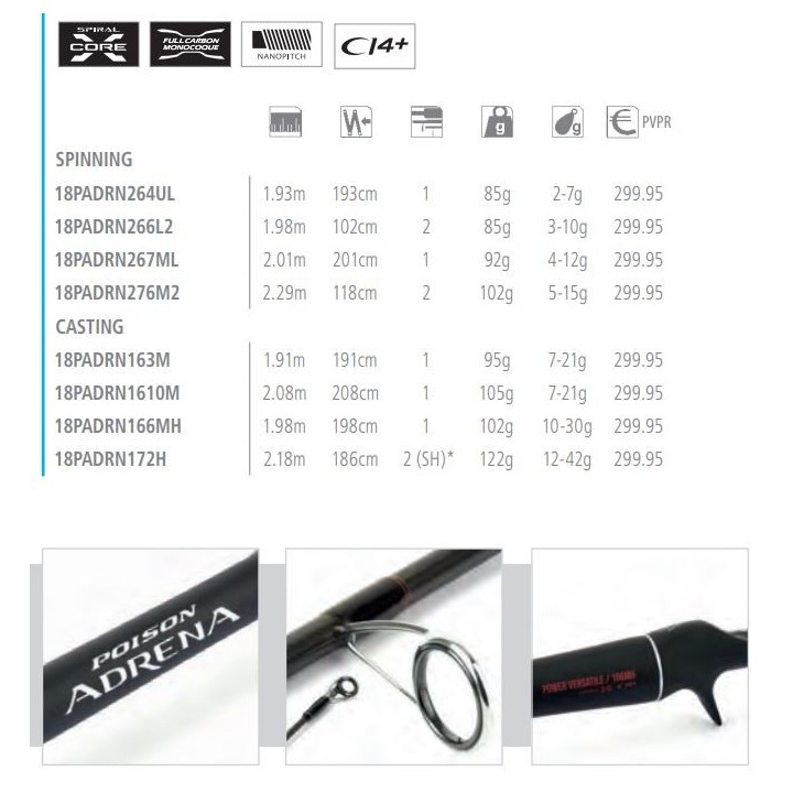 Shimano Poison Adrena