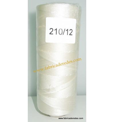 Hilo nylon 210/12 (3330) Blanco