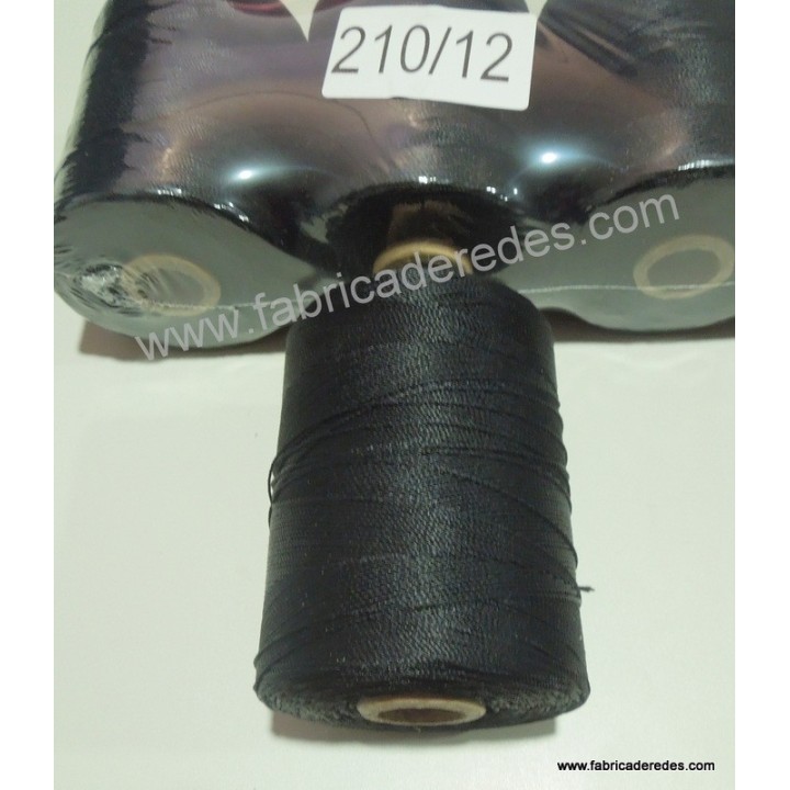 Gewinde Nylon 210/12 schwarz verdreht bauen und reparieren Netzwerke