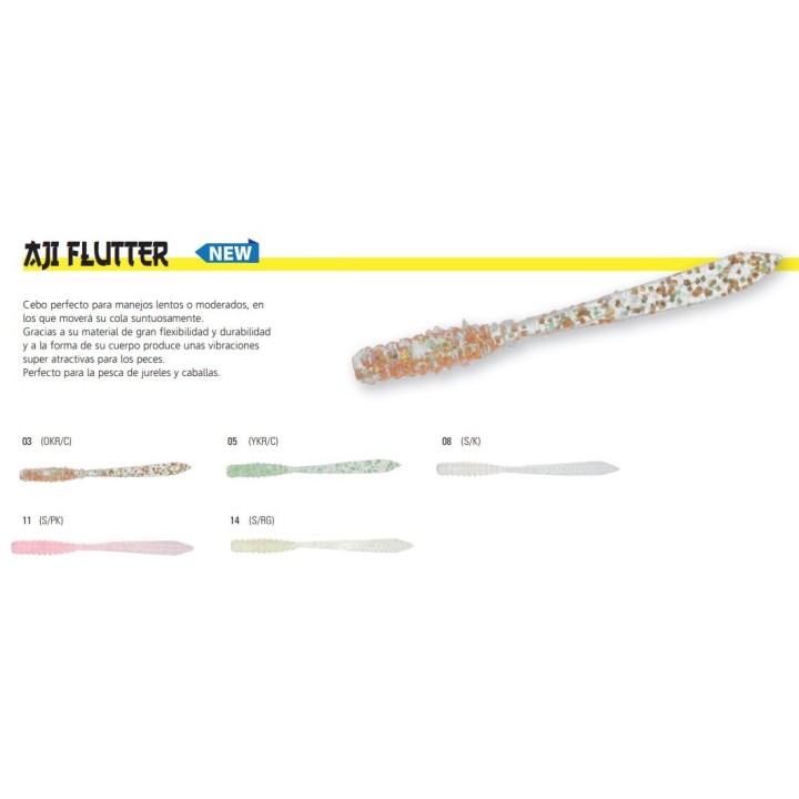AJI FLUTTER Yamashita saco de 8 unidades
