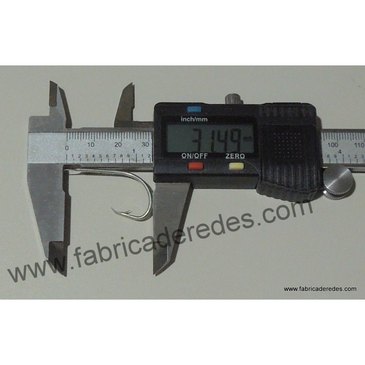 Angelhaken schief 3/0