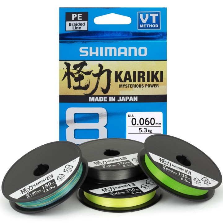 Trenzado shimano kairiki 8 hebras