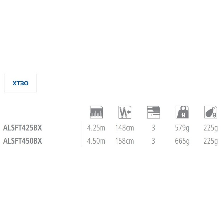 Shimano Alivio Surf Tubular 4,25m- 4,50mts