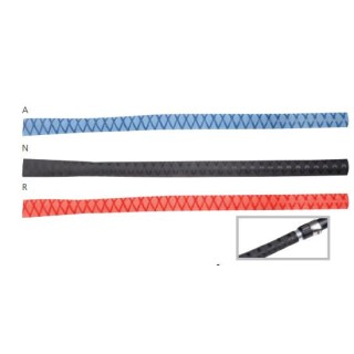 Heat shrink tubing handle for rod protection