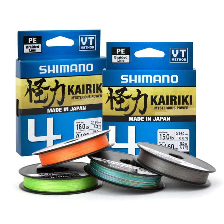 SHIMANO KAIRIKI 4 misterioso filato intrecciato potente