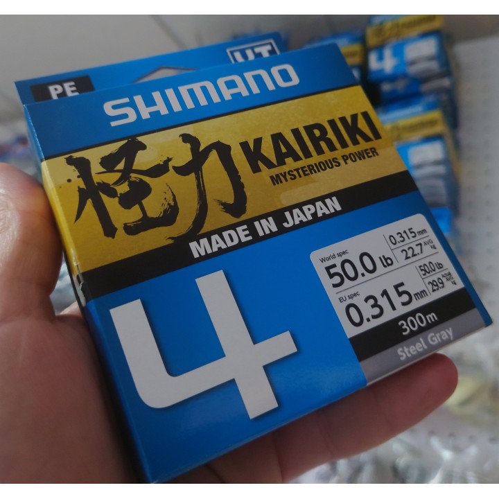 SHIMANO KAIRIKI 4 misterioso filato intrecciato potente