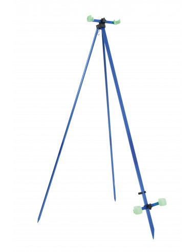 Tripod rod holder vercelli color blue aluminum