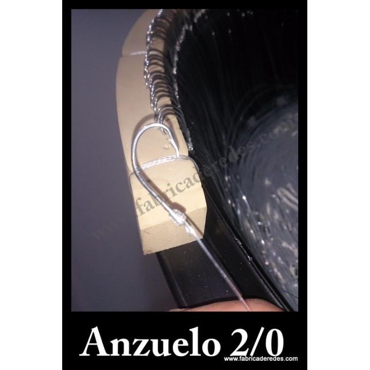 Palangre listo para pescar del 130mm y 165 anzuelos en 500 metros.