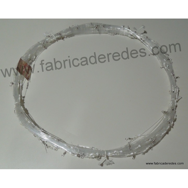 LANGLEINE Hank mit 100 Wirbeln in 100 Metern zu je 1 Meter