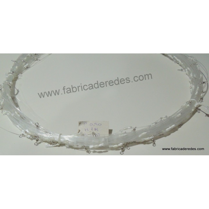 Madeja de palangre con 100 giratorios en 100 metros a 1 metro cada uno