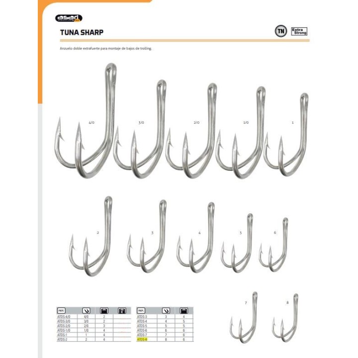 GANCHO DUPLO TUNA SHARP