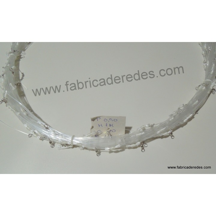 Longline hank with 70 swivels in 100 meters and 090 monofilament