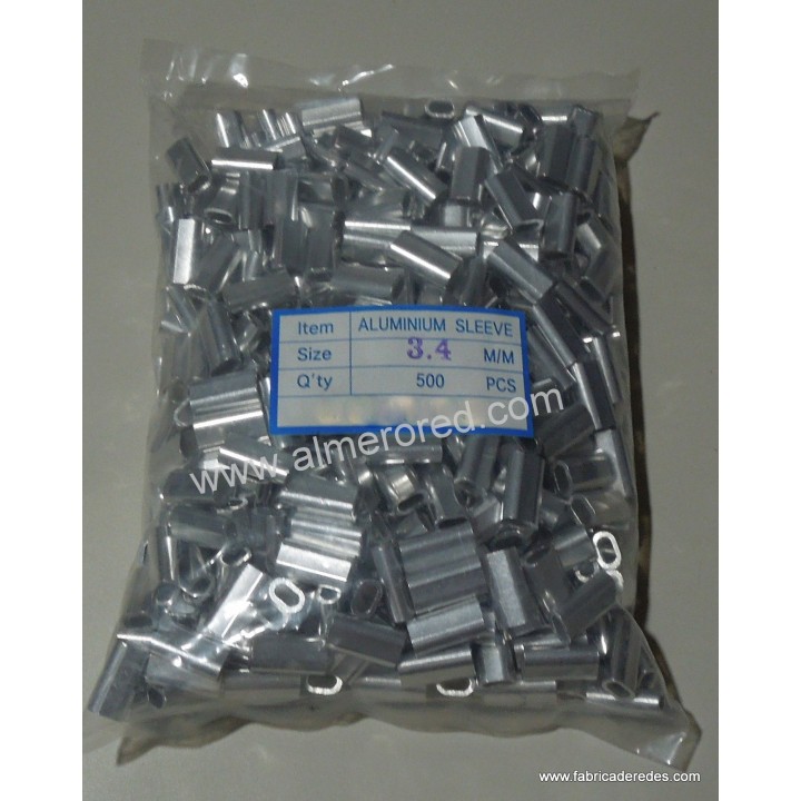 Double agrafe de 3,4 mm de diamètre