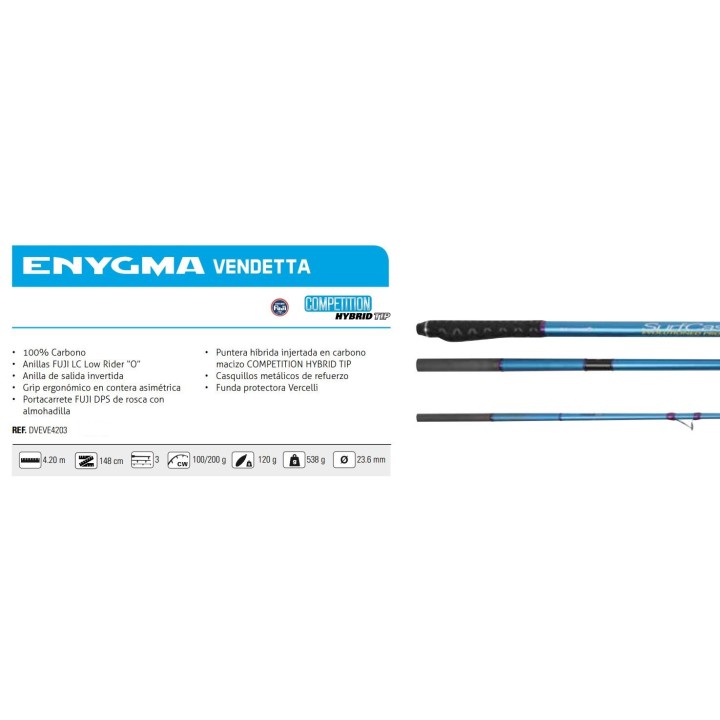 Canne Vercelli ENYGMA VENDETTA 4.20m-3sec