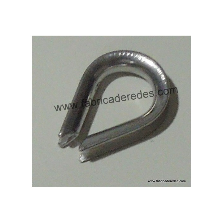 Stainless thimbles for fishing monofilaments in 3mm