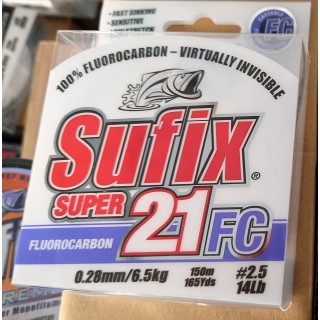 SUPER 21 FLUOROCARBON CLEAR 150M SUFIX