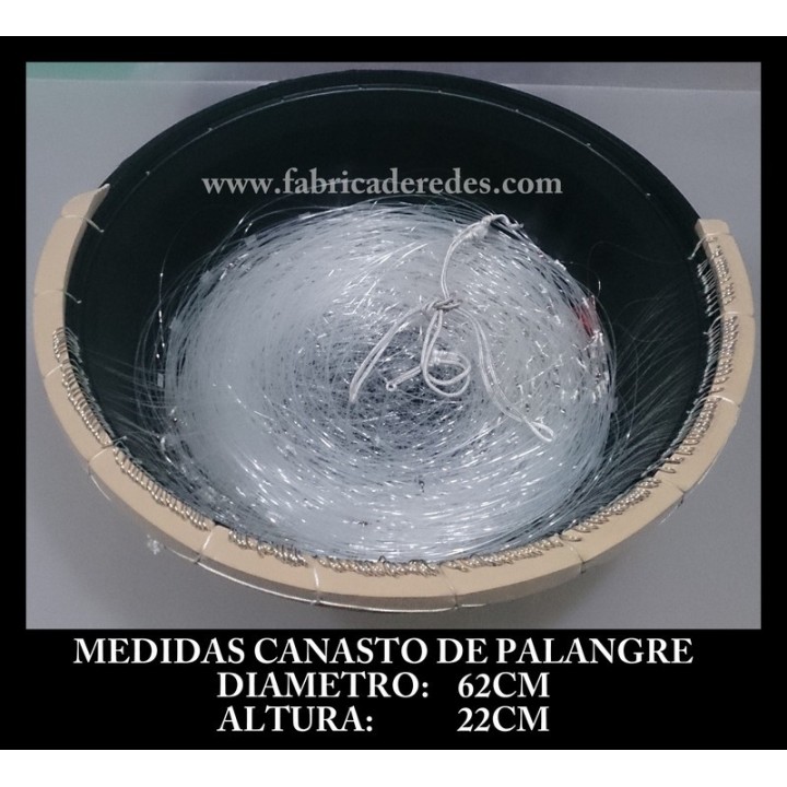 Palangre listo para pescar del 130mm y 165 anzuelos en 500 metros.