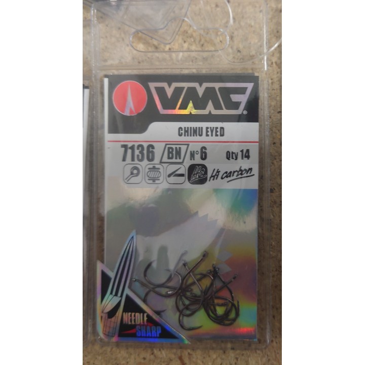 CHINU EYED 7136 VMC-Haken mit Ring