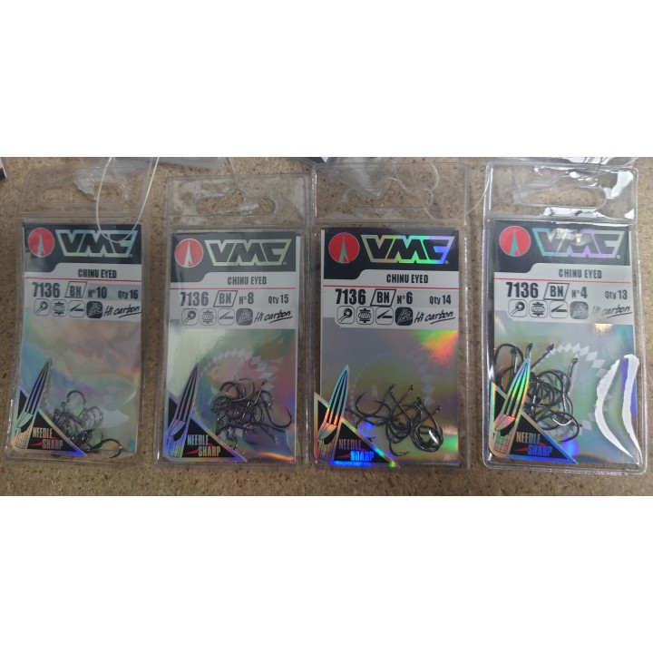 CHINU EYED 7136 VMC hook with ring