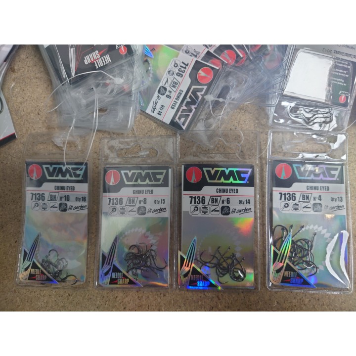 CHINU EYED 7136 VMC-Haken mit Ring