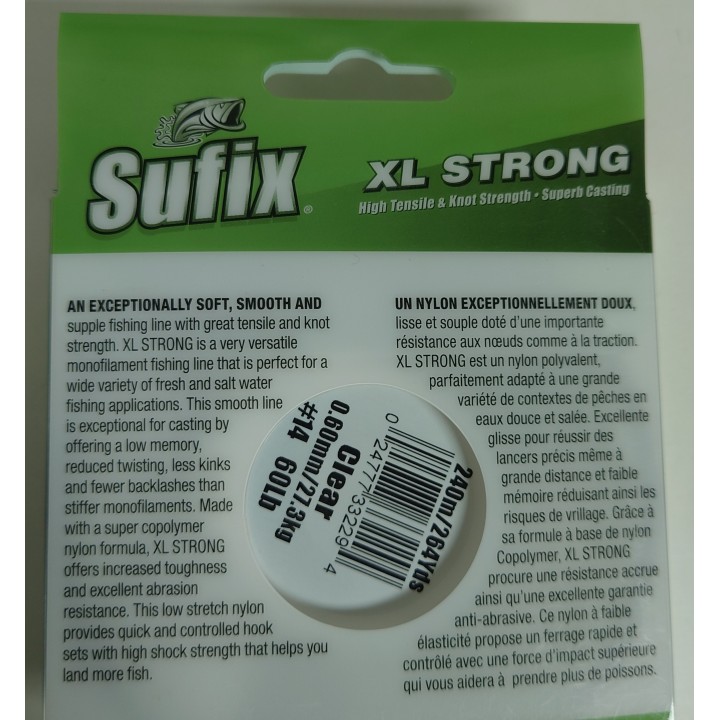 SUFIX XL STRONG 0,60MM X 240MTS