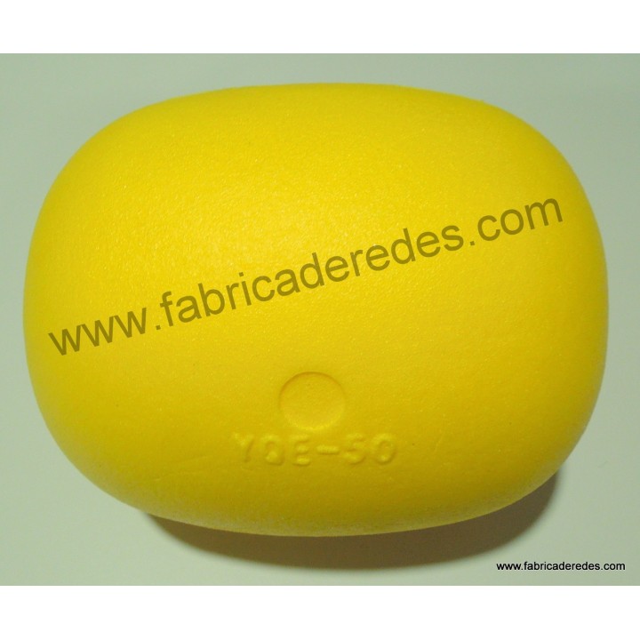 Flutuar para sinalizar redes de pesca e cerco com retenida de 5000 gr