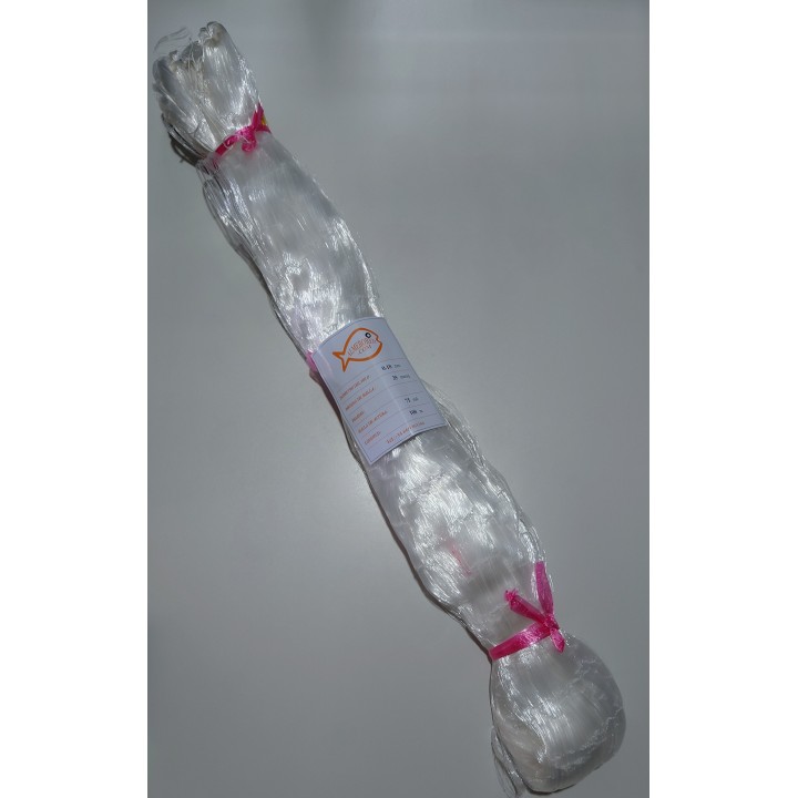 Rete 0,18 mm x 35 mmq x 75 md x 100 m bianco