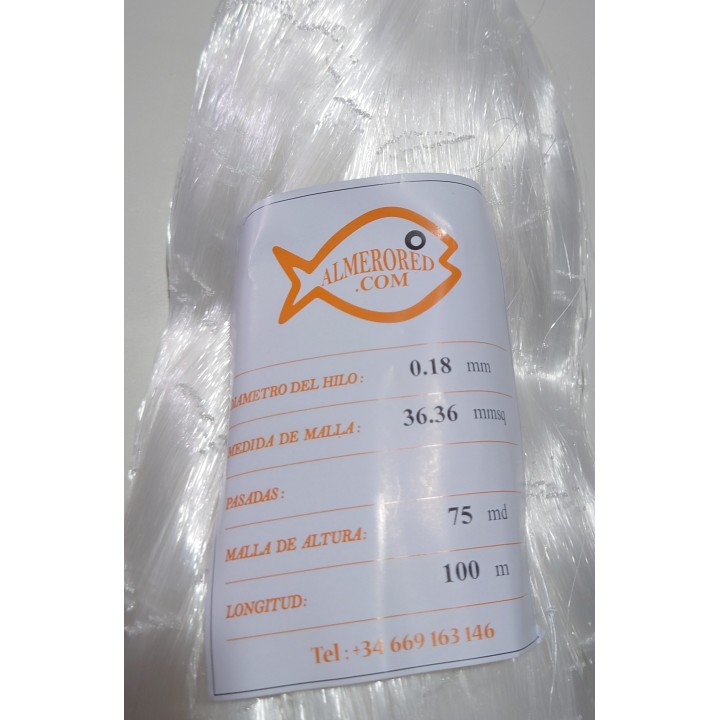 Netz 0,18 mm x 36,36 mm² x 75 md x 100 m weiß