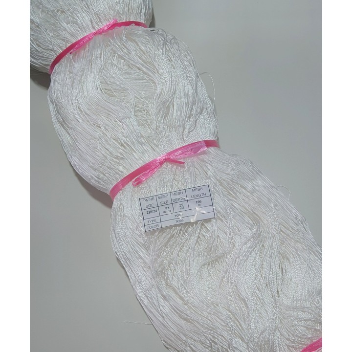 Filet 210/24 X 92MMSQ X 25MD X 100MTS BLANC
