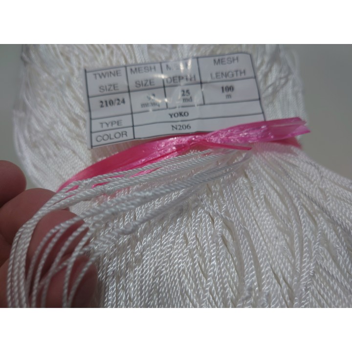 Rete 210/24 X 92MMQ X 25MD X 100MTS BIANCO