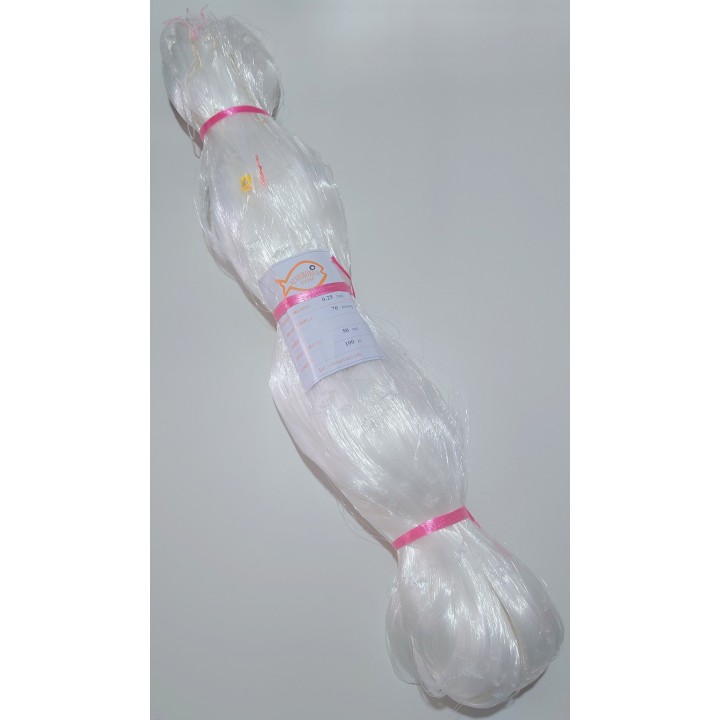 Rete 0,25 mm x 70 mmq x 50 md x 100 m bianco