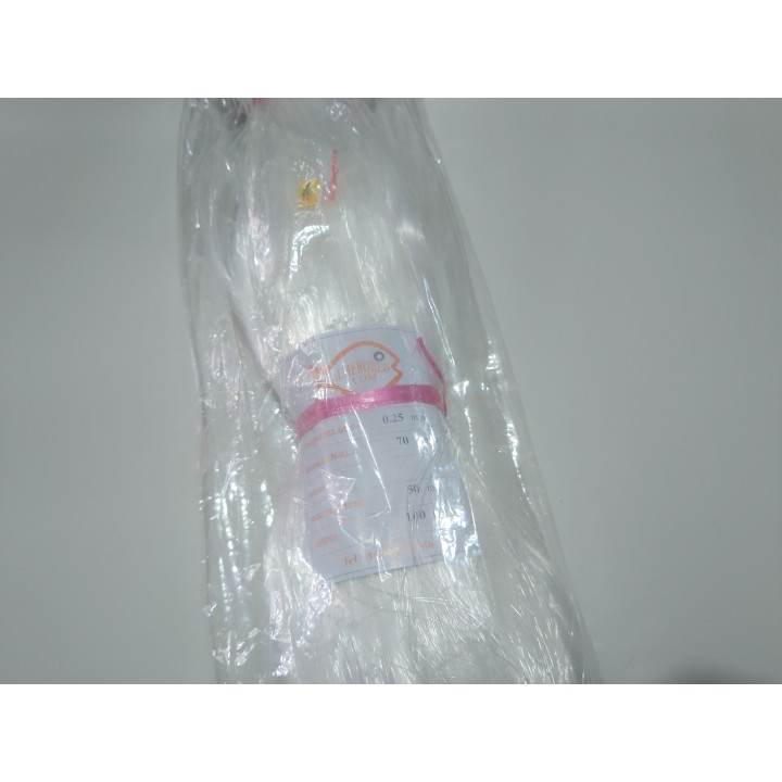 Net 0.25mm x 70mmsq x 50md x 100mts white