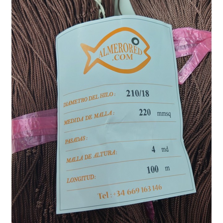 Reti per montare tramagli di 210/18 maglie di 220mm