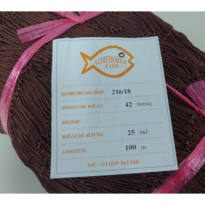 DOPPELTE KNOTEN Netze aus Multifilament-Nylon 210/18