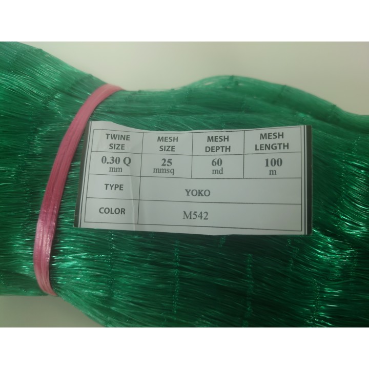 Netz 0,30 mm x 25 mm² x 60 m x 100 m Grün