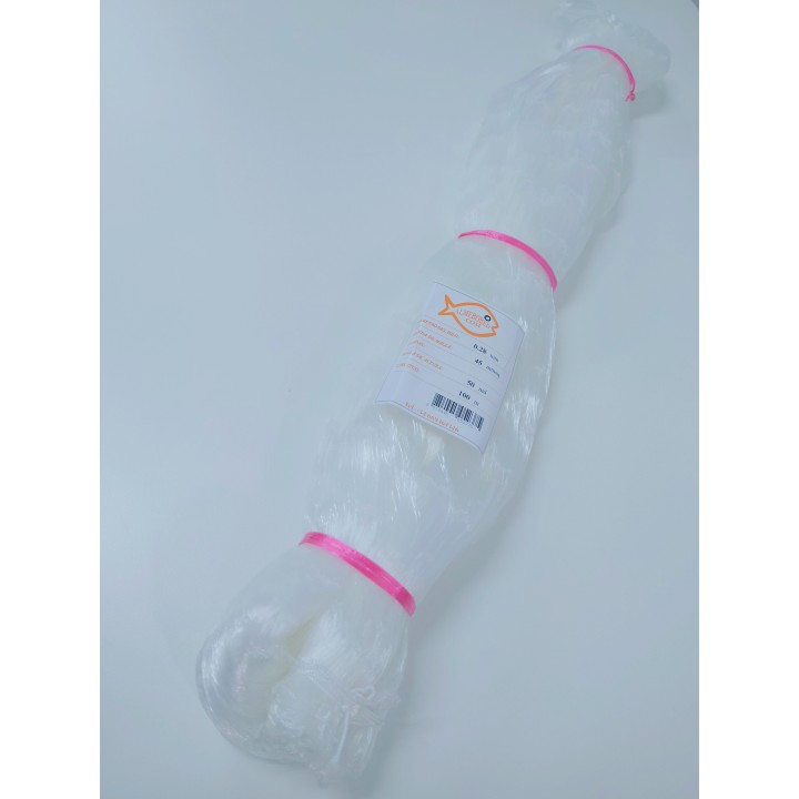 Rete 0,28 mm x 45 mmq x 50 md x 100 m Bianco