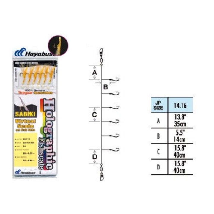 Sabiki Olografico Fishscale EX111